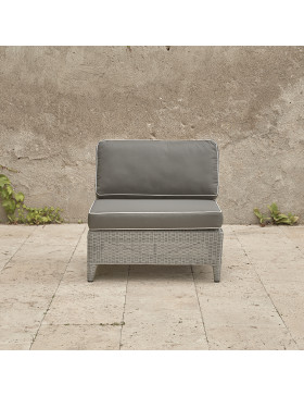 Oceane mid section. French grey rattan pictured on Southern French terrace.